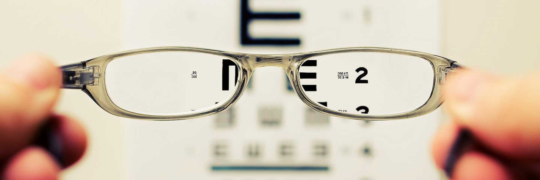 Eye test chart. Eye care test placard with latin letters. Vision