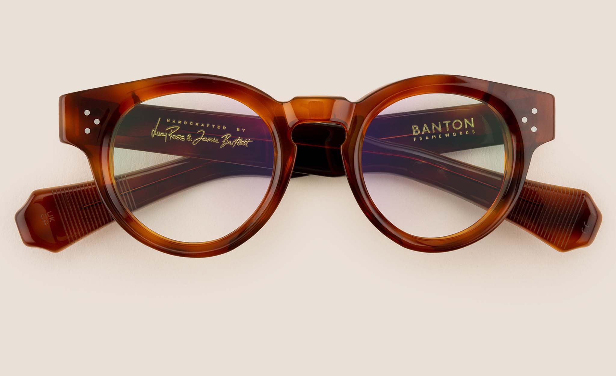 Thick Round Amber Glasses | Banton Framework – Banton Frameworks