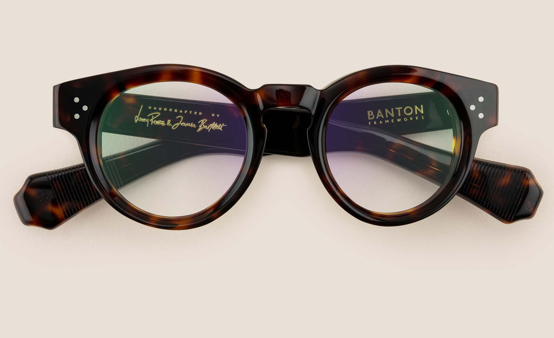 Thick Round Havana Pattern Glasses | Banton Framework – Banton Frameworks