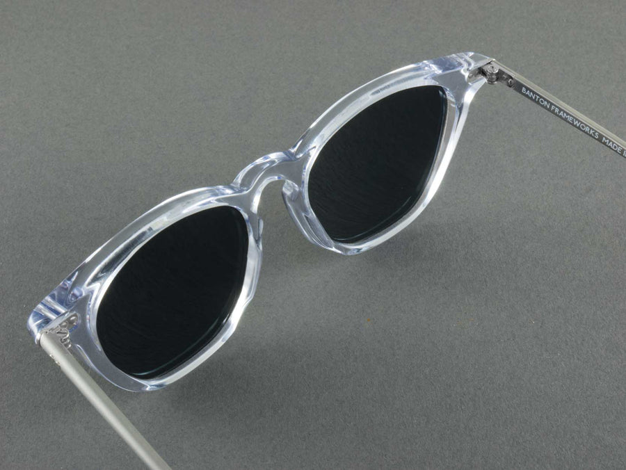 Malibu - Rectangle Clear Frame Prescription Sunglasses | Eyebuydirect